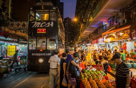 有轨电车 老香港的流动地标（图）